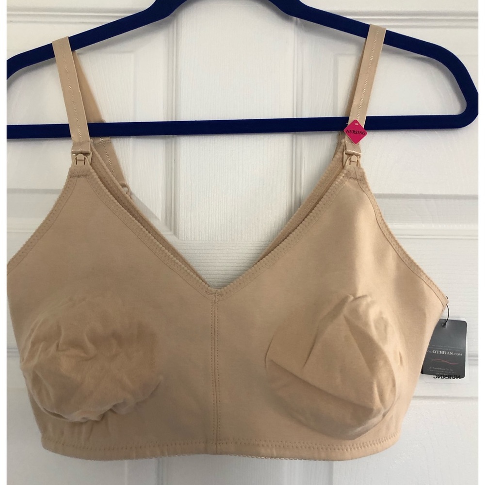 Q-T Intimates wire free nursing bra